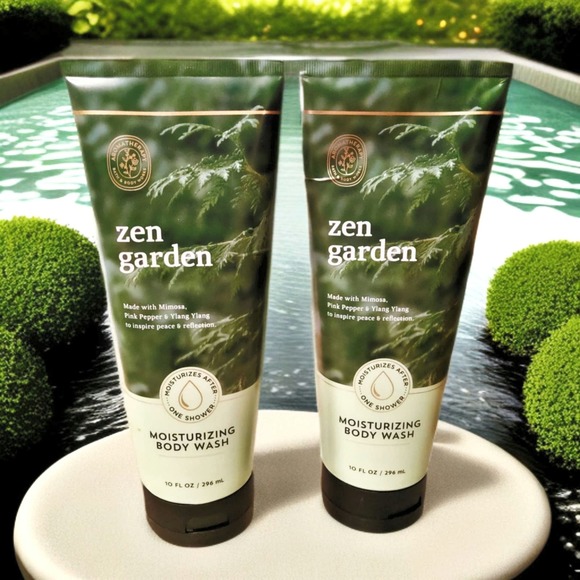 ZEN GARDEN MOISTURIZING BODY WASH AROMATHERAPY BATH AND BODY 2-PIECE SET - Picture 1 of 1